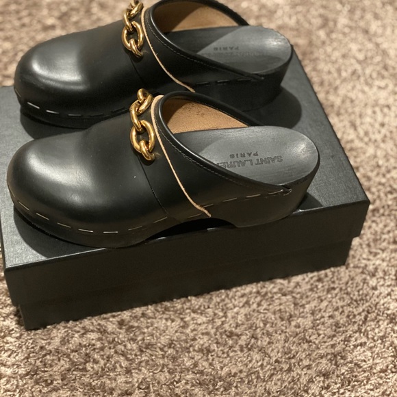 Saint Laurent
Women's Le Maillon Clogs Size 38 - Picture 1 of 4